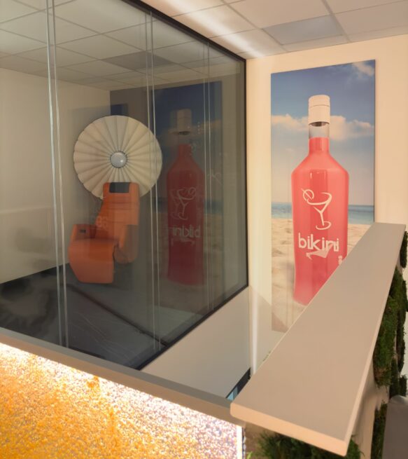 Escaliers menant au deuxième étage